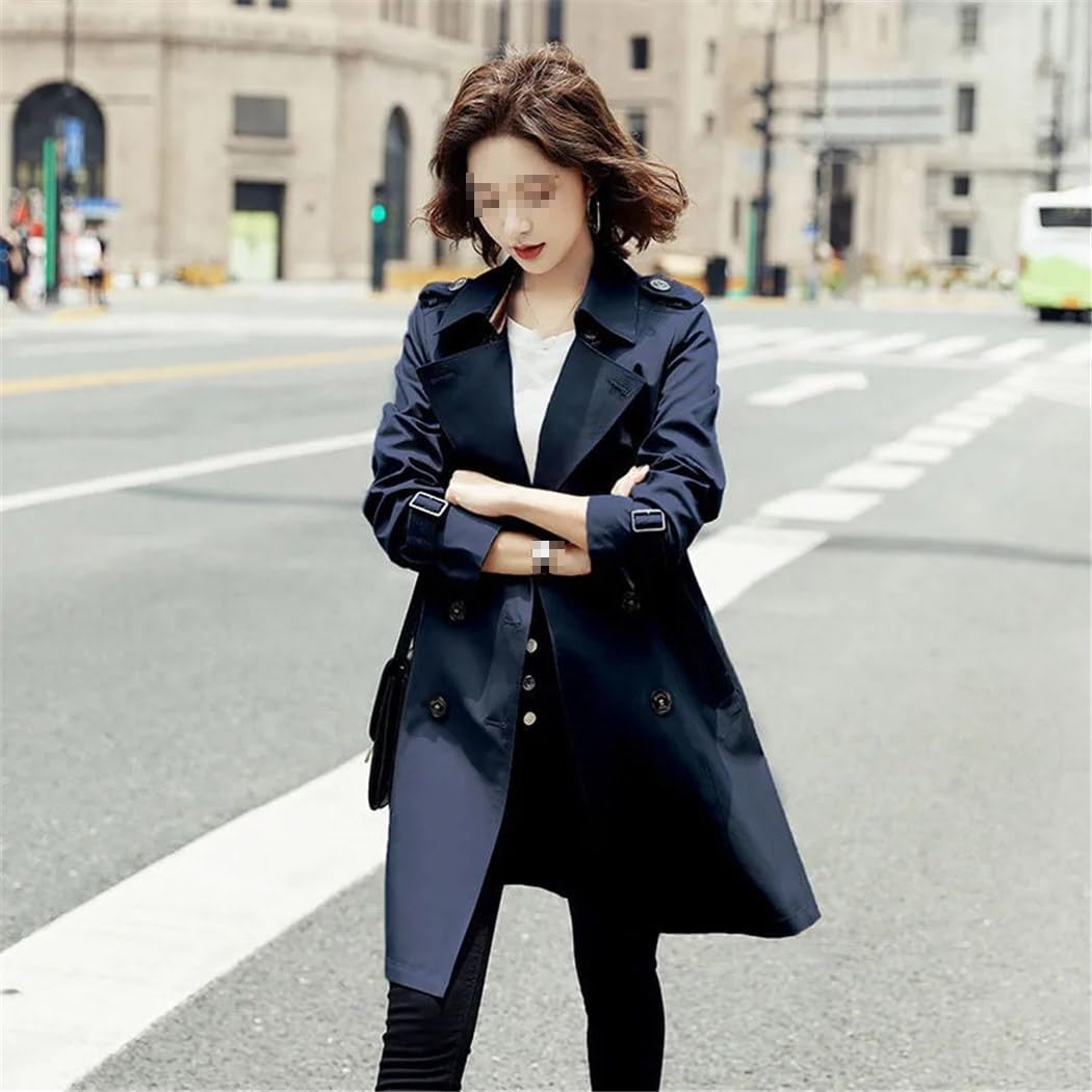 ジャケット・アウター OVERCOAT Double Breasted Jacket Men's Trench Coat Double Breasted Long Jacket Overcoat